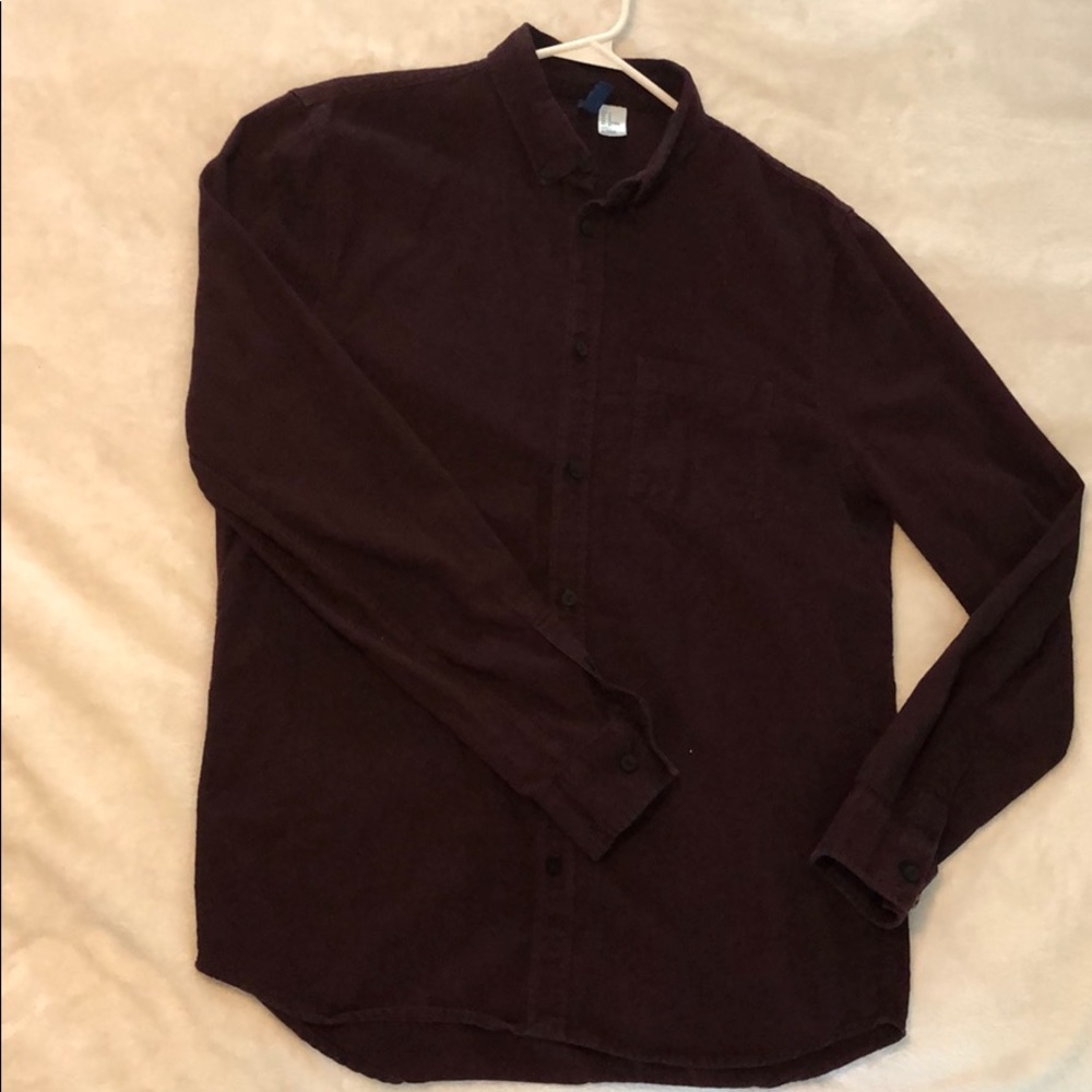 Maroon button down - Picture 2 of 4
